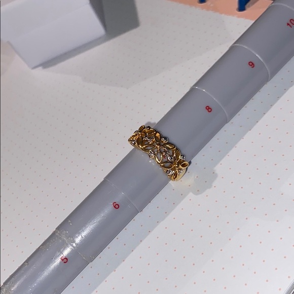 🌟💍 💍 💍 CZ GOLD RING 💍 💍 💍 🌟 - Picture 5 of 6